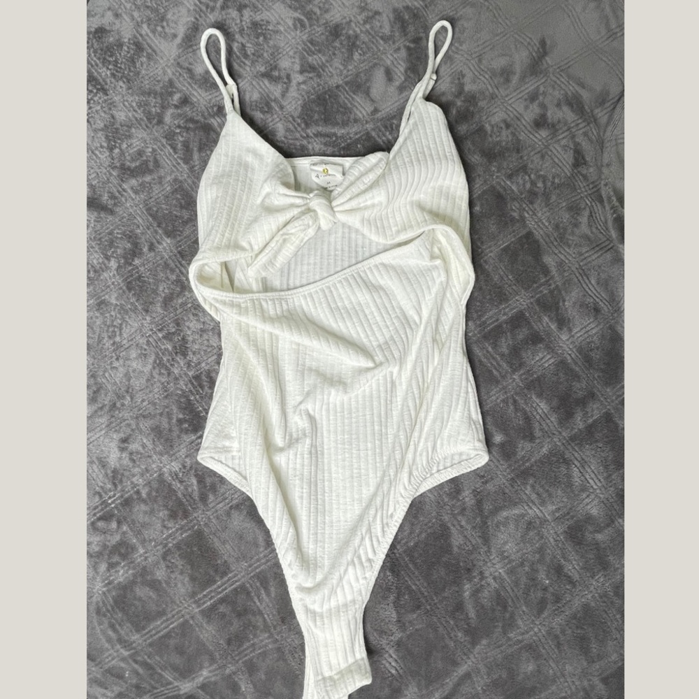 By Together Front Tie Bodysuit